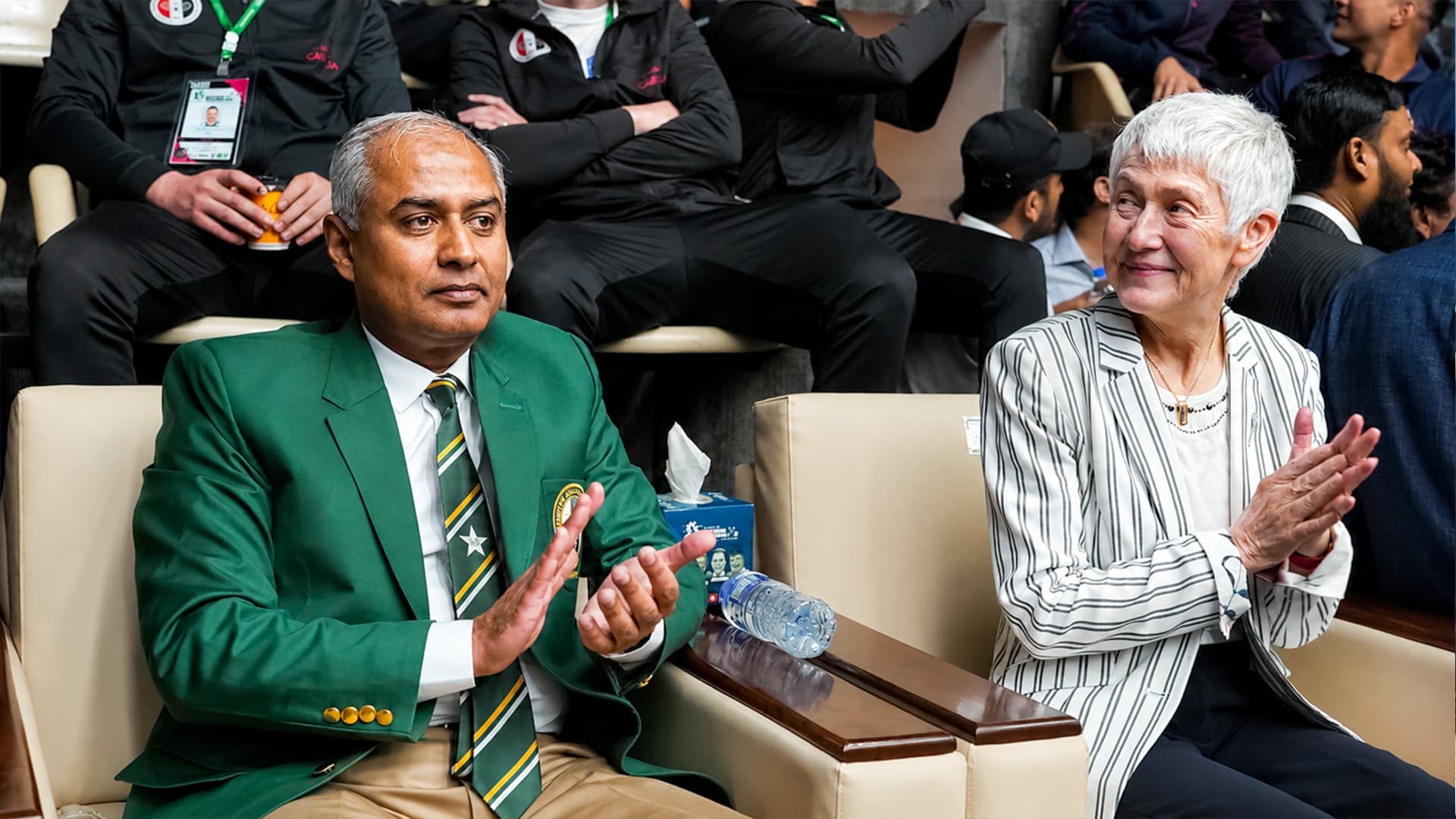 Zena Wooldridge & Air Marshal Kazim Hammad, HI (M)